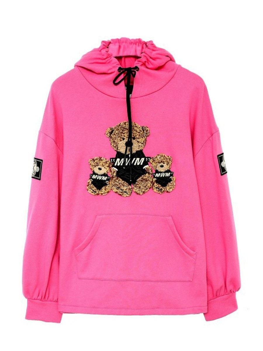 MUJER MWM Sudadera Teddy Con Capucha