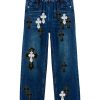 MUJER MWM Pantalon Vaquero Cruces