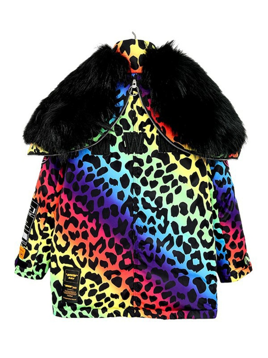 MUJER MWM Abrigo Parka Animal Print