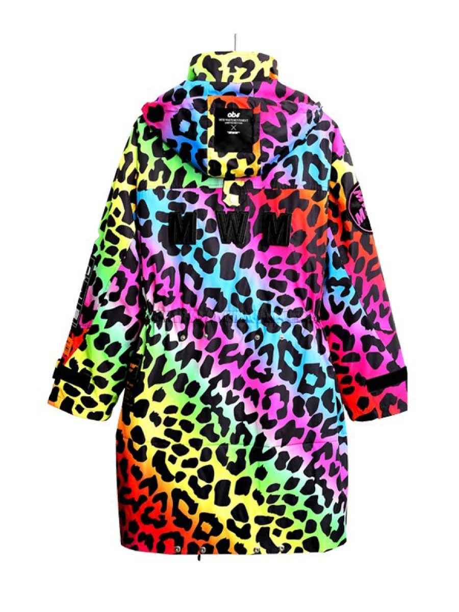 MUJER MWM Abrigo Puffer Parka Animal Print