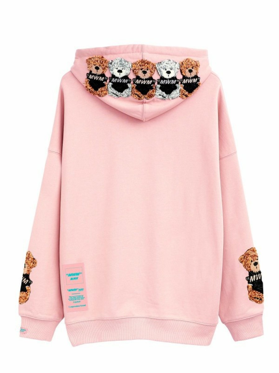 MUJER MWM Sudadera Teddy Con Capucha