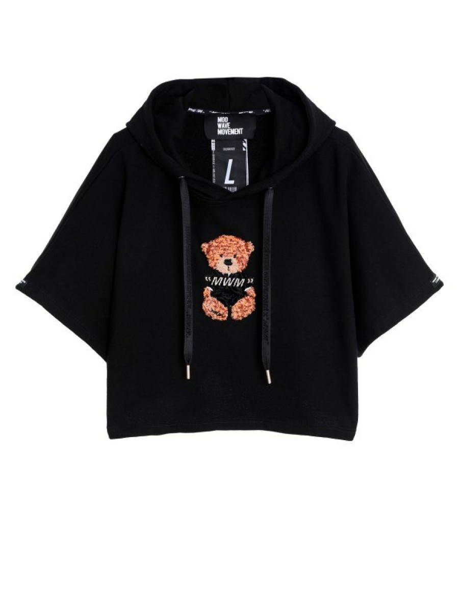 MUJER MWM Sudadera Teddy Crop