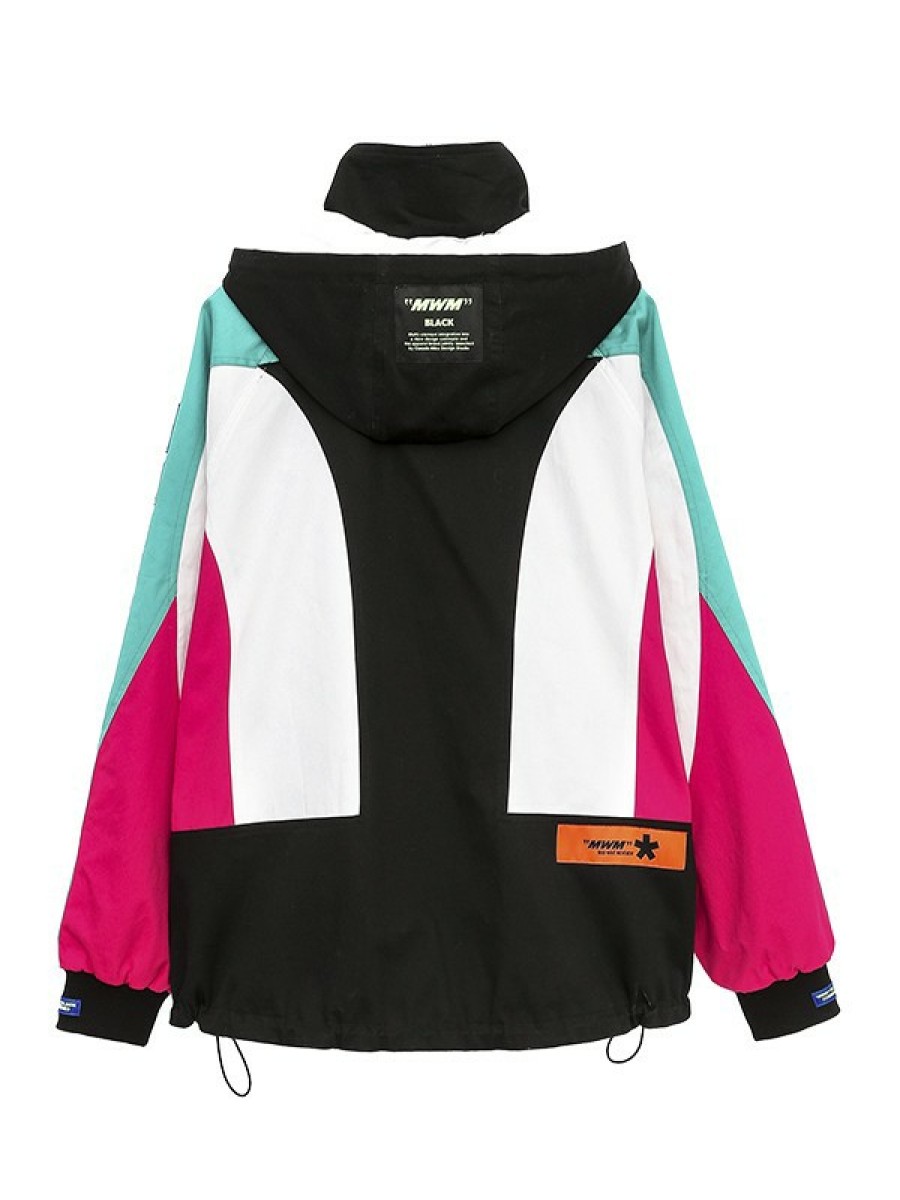 MUJER MWM Chaqueta Paneles Multicolor