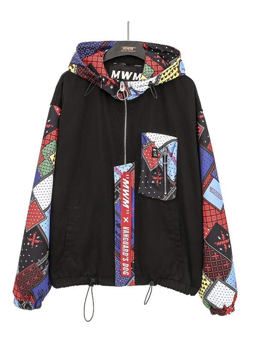 MUJER MWM Chaqueta Multicolor Capucha